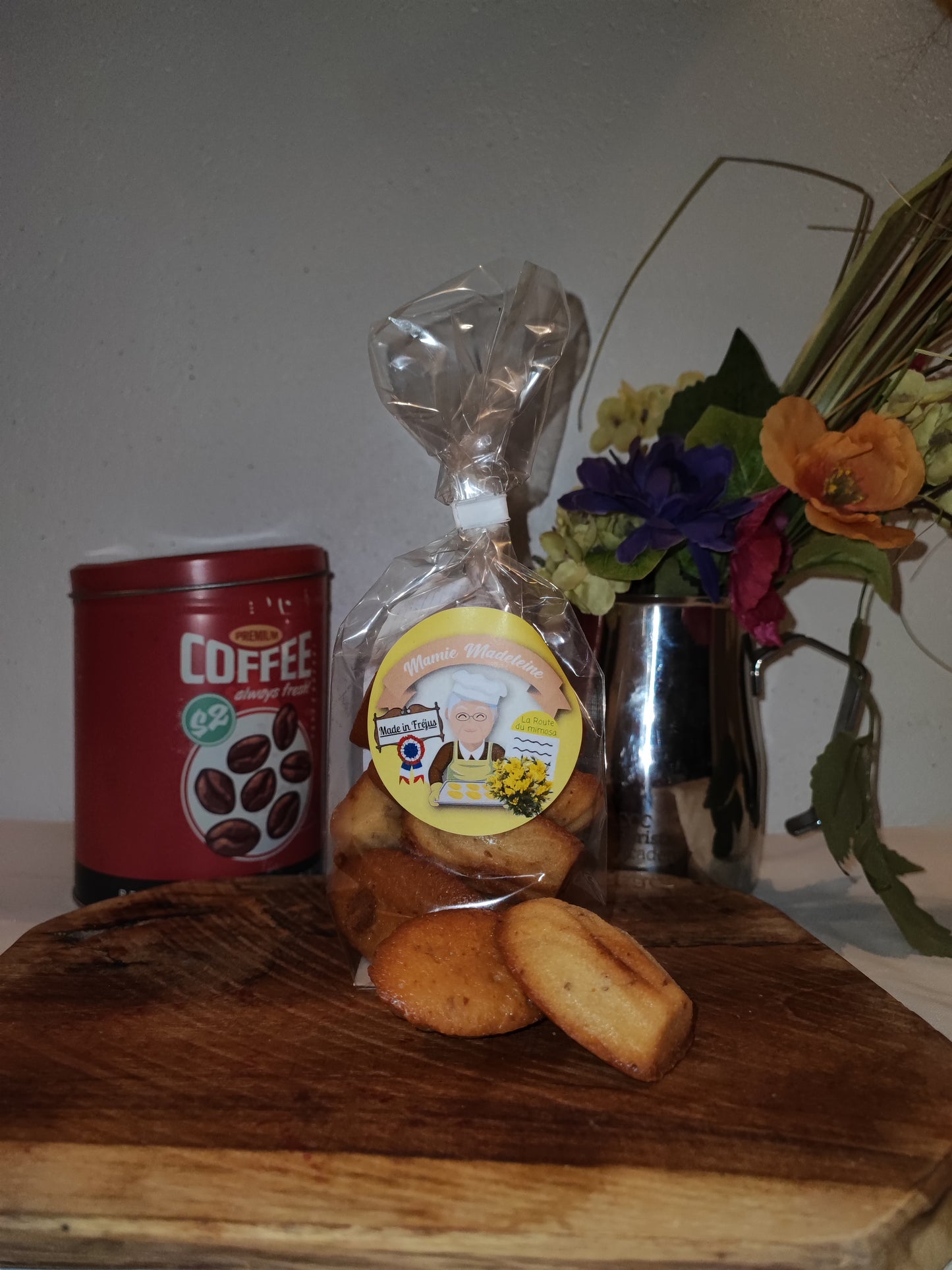 Mini Madeleines Artisanales de Fréjus, au mimosa