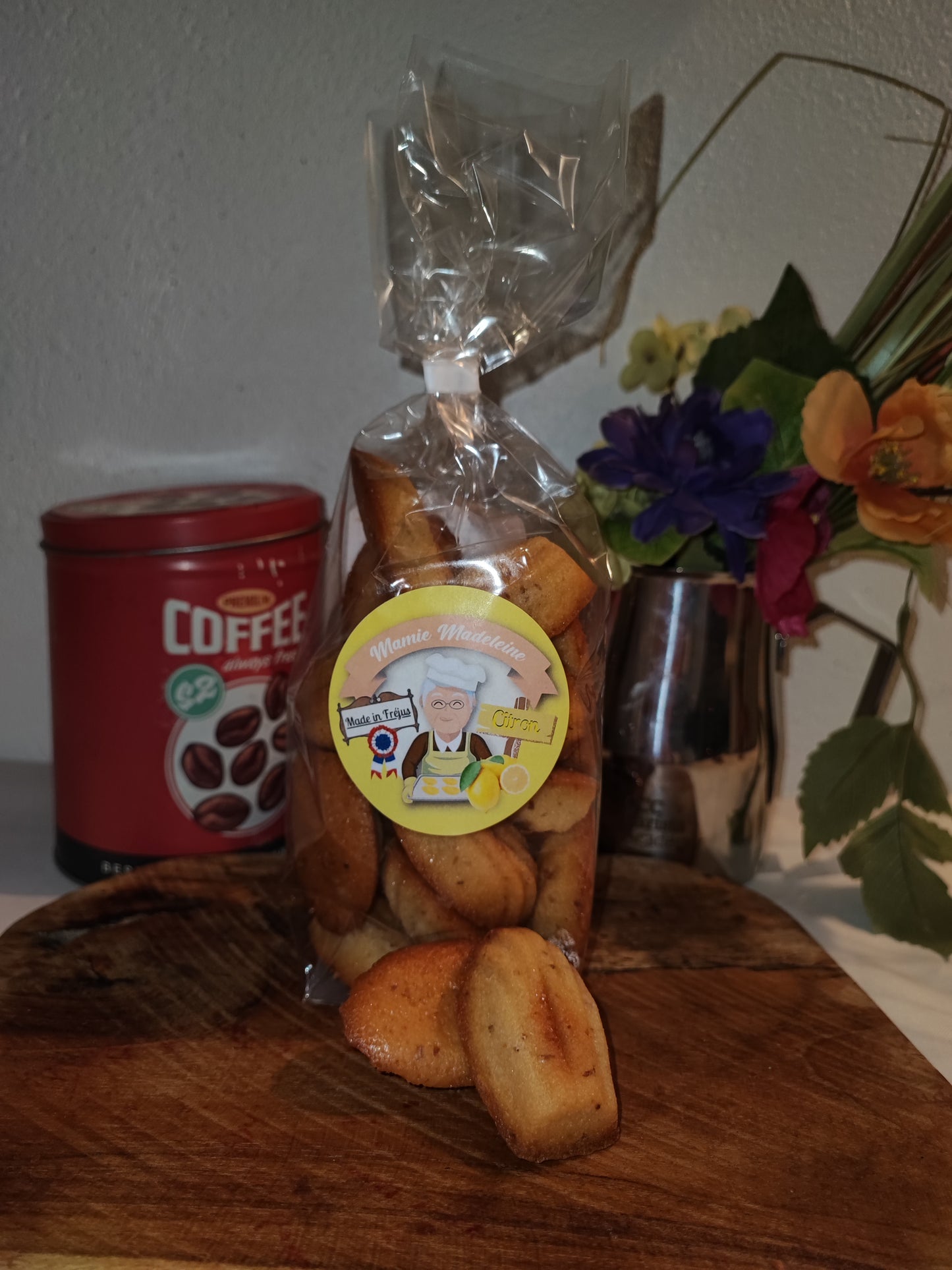 Mini Madeleines Artisanales de Fréjus, au mimosa