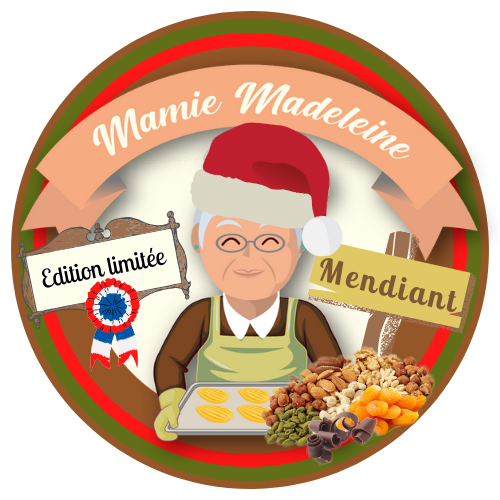 mini-madeleines Artisanale, édition limitée de Noël au "mendiant Provençal"