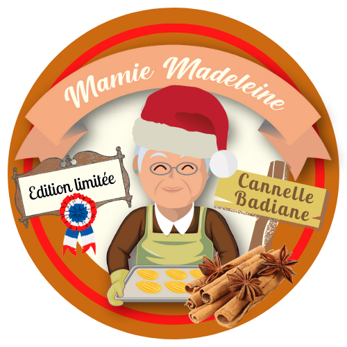 mini-madeleines Artisanale, édition limitée de Noël au "Cannelle et Badiane"